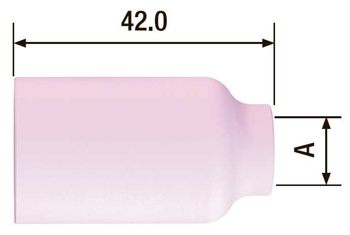 FUBAG Сопло керамическое для газовой линзы №11 ф17 FB TIG 17-18-26 (FB54N19) Аксессуары к горелкам TIG, MIG/MAG фото, изображение