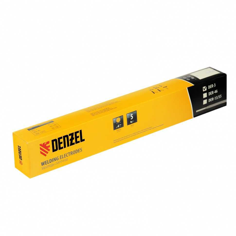 Электроды DER-3, диам. 4 мм, 5 кг, рутиловое покрытие// Denzel Сварочное оборудование фото, изображение
