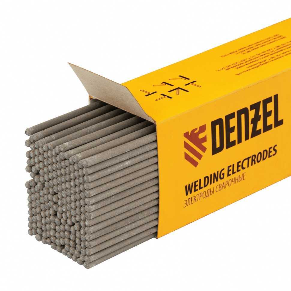 Электроды DER-13/55, диам. 3 мм, 5 кг, основное покрытие// Denzel Сварочное оборудование фото, изображение
