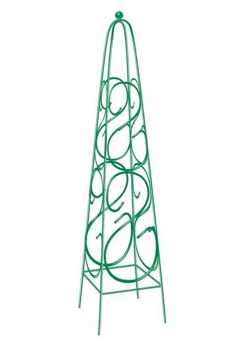 Пирамида садовая декоративная для вьющихся растений, 112.5 х 23 см, квадратная Palisad Поддержки для растений фото, изображение